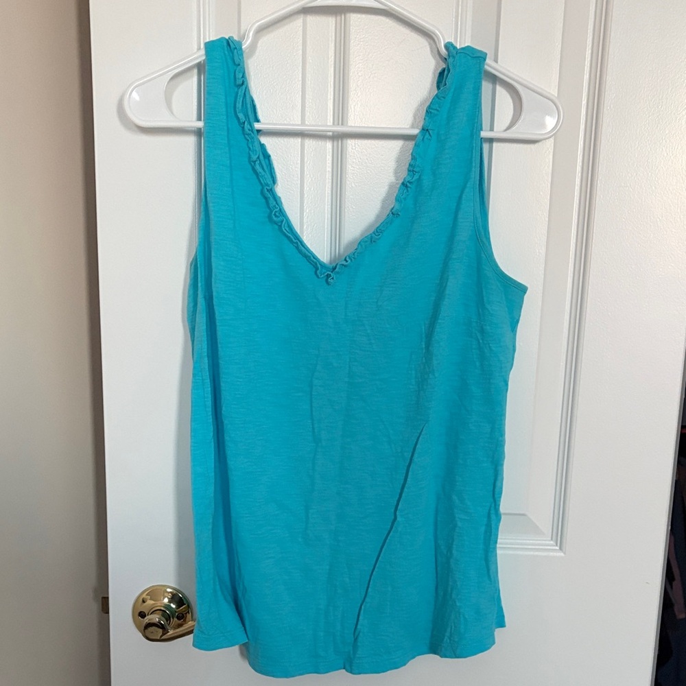 Lilly Pulitzer Turquoise Sleeveless Top